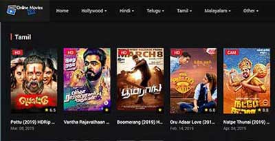 online tamil movies sites